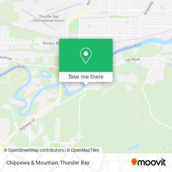 How to get to Chippewa Mountain in Thunder Bay by Bus