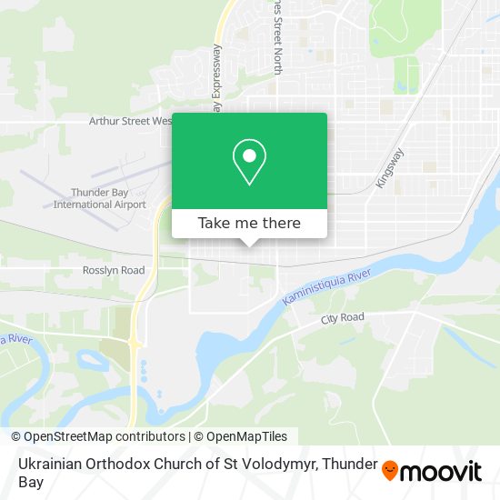 Ukrainian Orthodox Church of St Volodymyr map