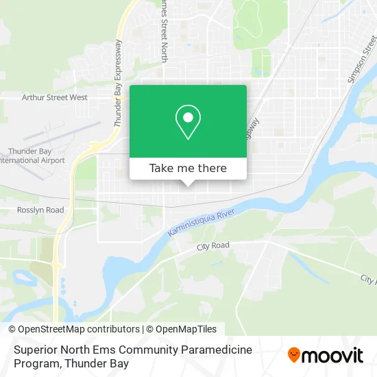 Superior North Ems Community Paramedicine Program map