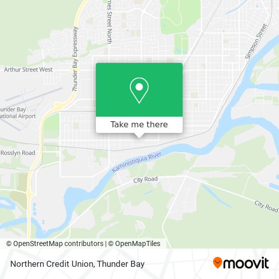 Northern Credit Union map