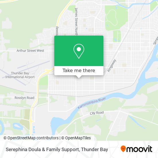 Serephina Doula & Family Support map