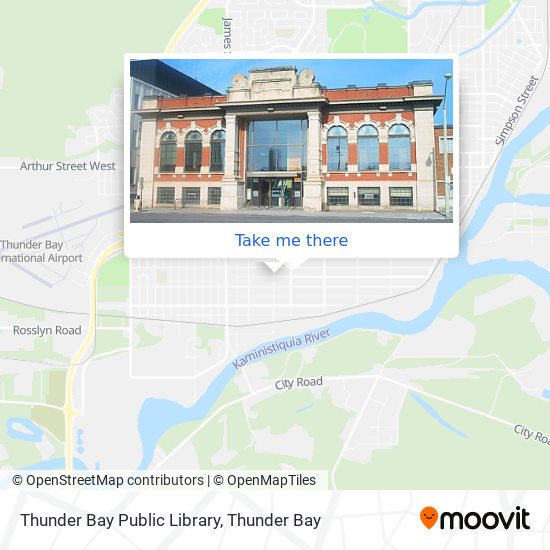 Thunder Bay Public Library map