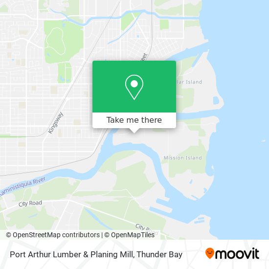 Port Arthur Lumber & Planing Mill map