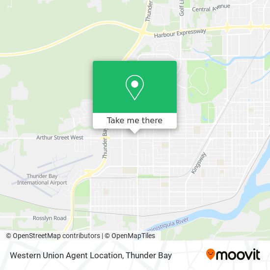 Western Union Agent Location plan
