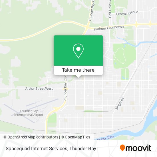 Spacequad Internet Services map