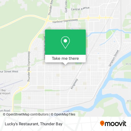 Lucky's Restaurant map