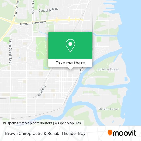 Brown Chiropractic & Rehab map