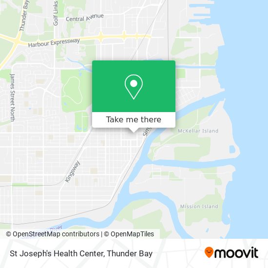 St Joseph's Health Center map