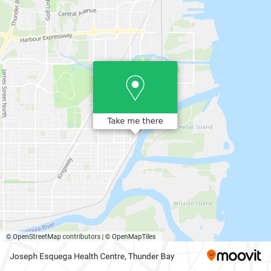 Joseph Esquega Health Centre map