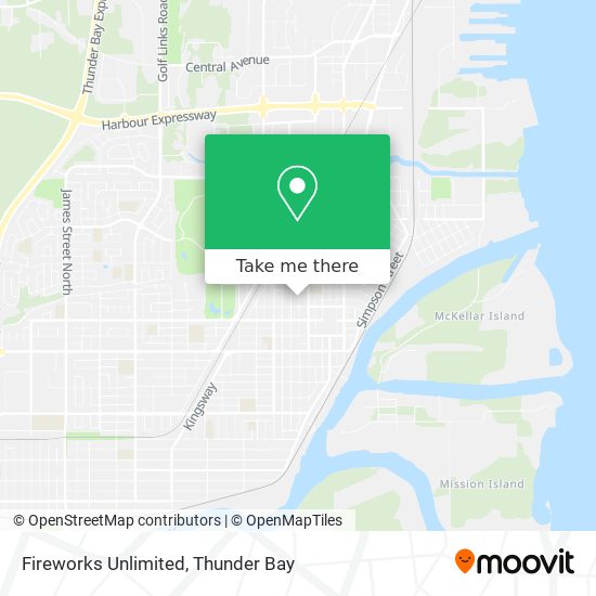 Fireworks Unlimited map