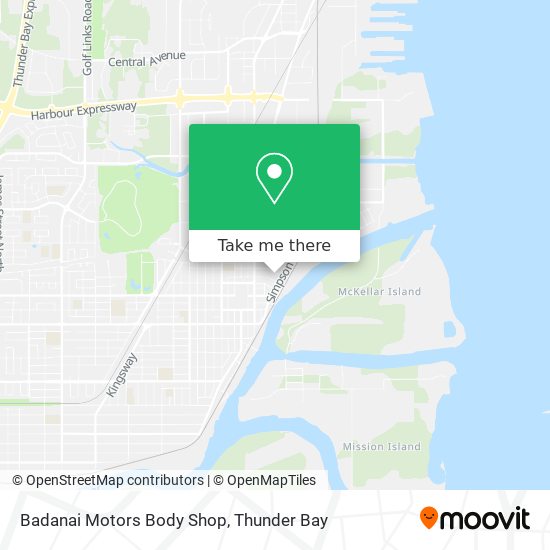 Badanai Motors Body Shop map