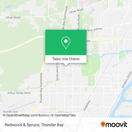 Redwood & Spruce map