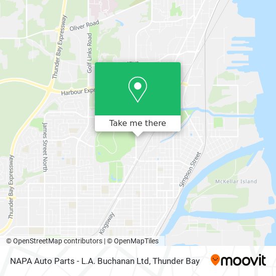 NAPA Auto Parts - L.A. Buchanan Ltd map
