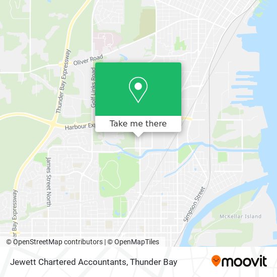 Jewett Chartered Accountants map