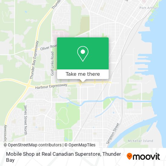 Mobile Shop at Real Canadian Superstore map
