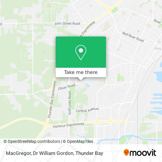 MacGregor, Dr William Gordon map