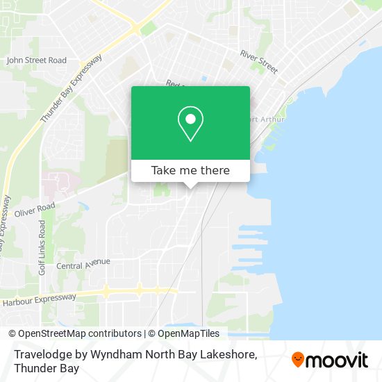 Travelodge by Wyndham North Bay Lakeshore map