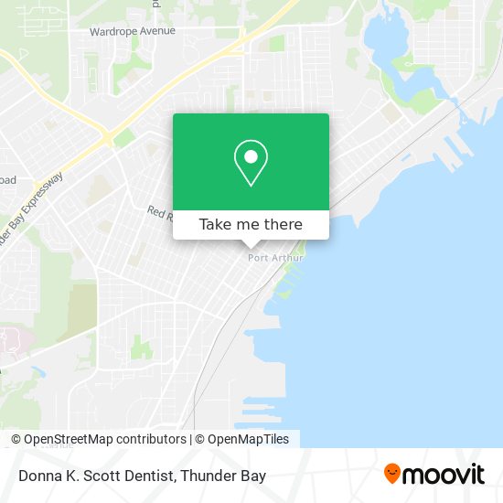 Donna K. Scott Dentist map