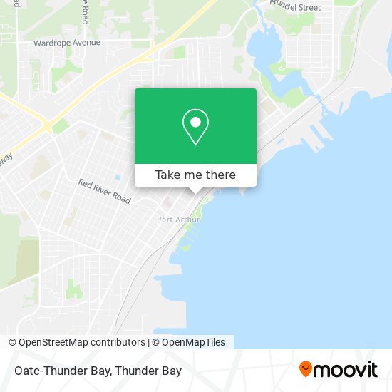 Oatc-Thunder Bay map