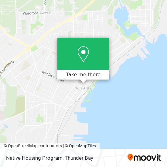 Native Housing Program map