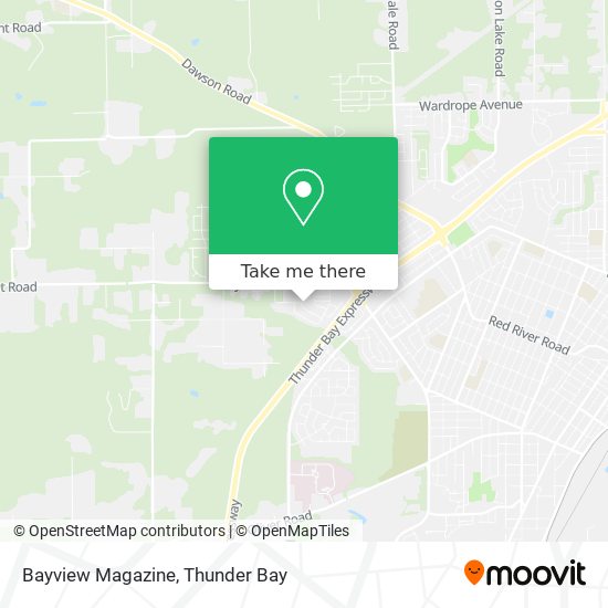 Bayview Magazine map
