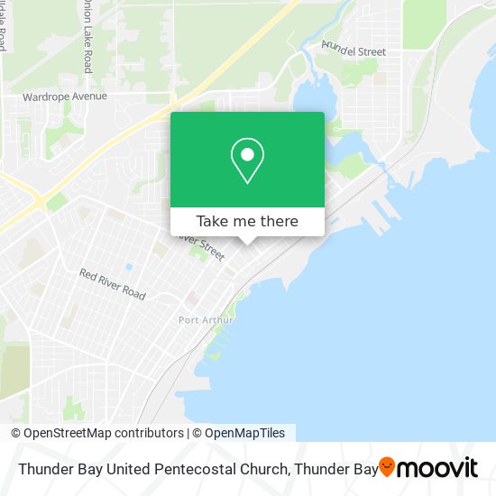 Thunder Bay United Pentecostal Church map