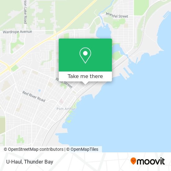 U-Haul map