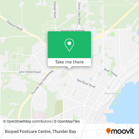 Bioped Footcare Centre map