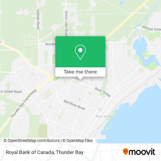 Royal Bank of Canada map