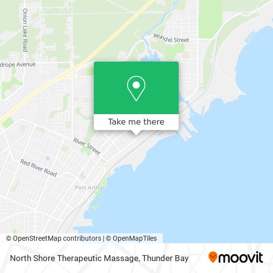 North Shore Therapeutic Massage map