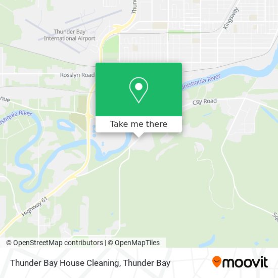 Thunder Bay House Cleaning map