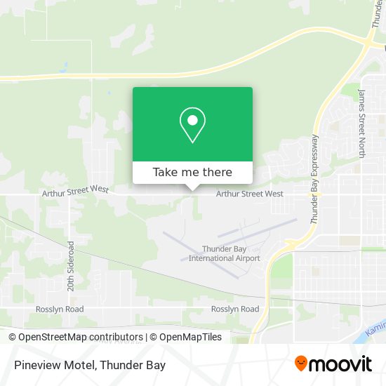 Pineview Motel map