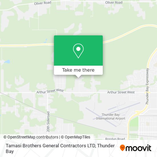 Tamasi Brothers General Contractors LTD map