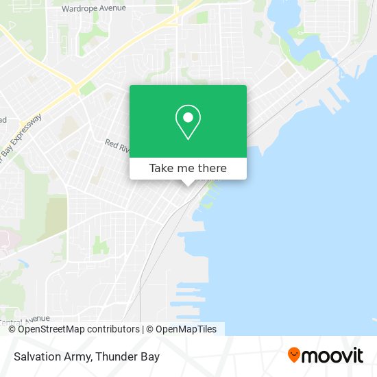 Salvation Army map