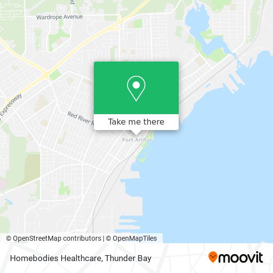 Homebodies Healthcare map