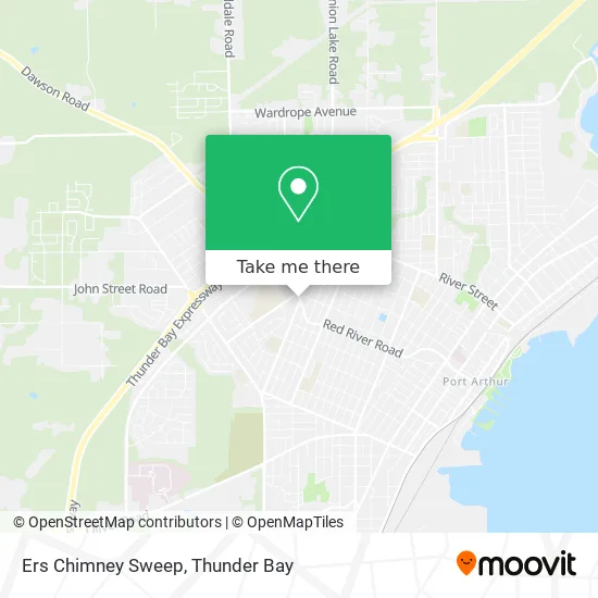 Ers Chimney Sweep map