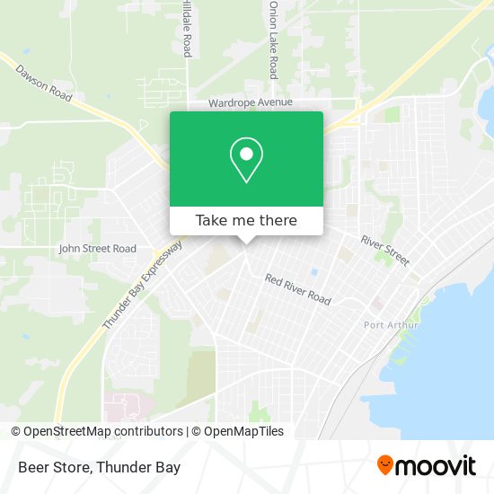 Beer Store map