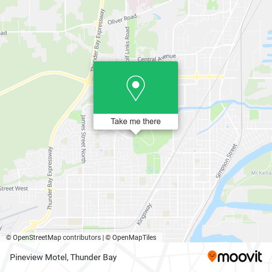 Pineview Motel map