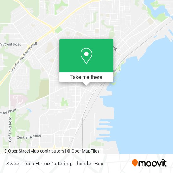 Sweet Peas Home Catering map