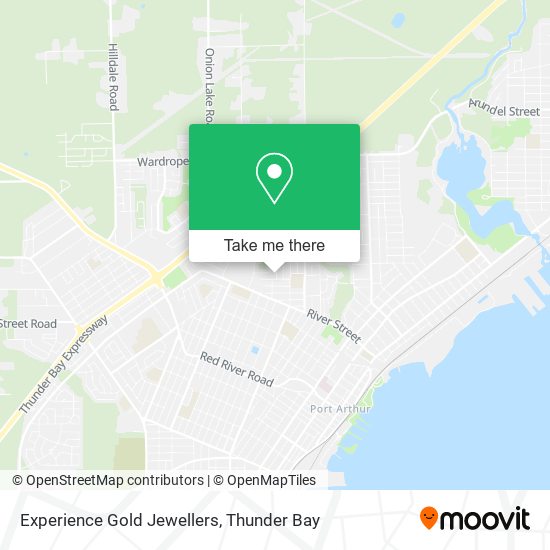 Experience Gold Jewellers map