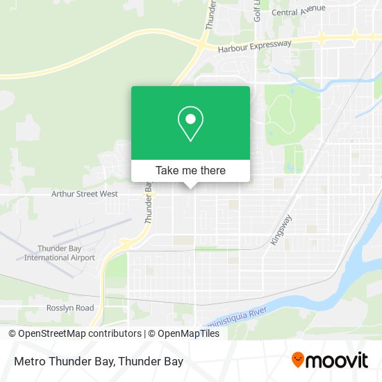 Metro Thunder Bay map