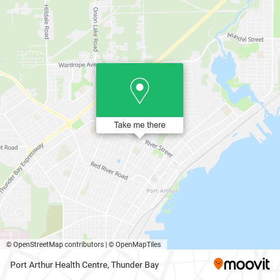 Port Arthur Health Centre map