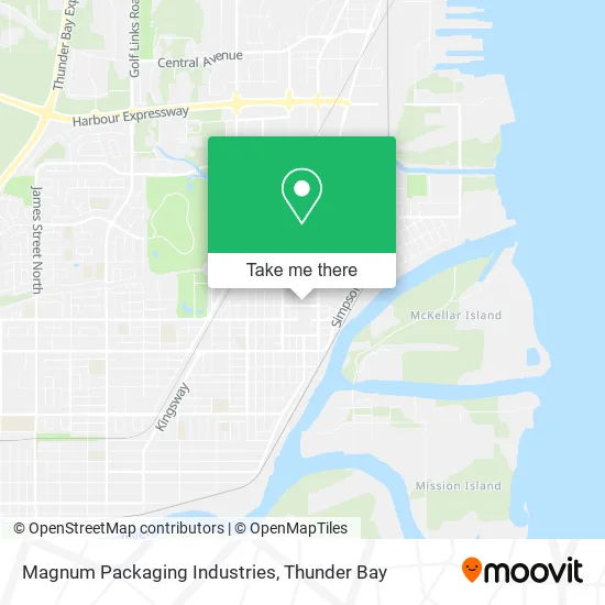 Magnum Packaging Industries map