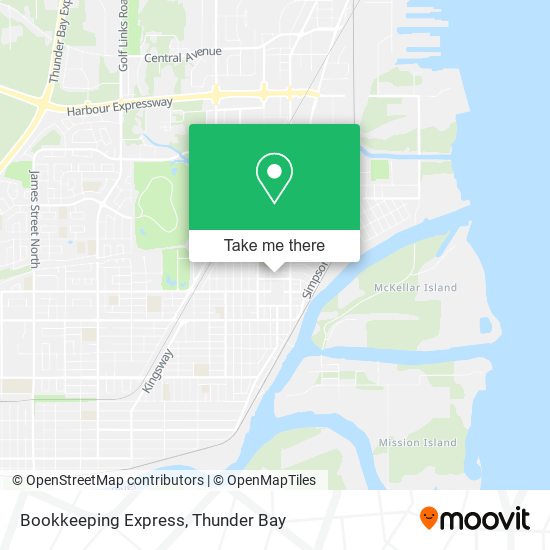 Bookkeeping Express map