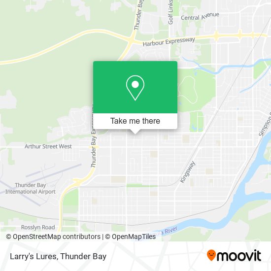 Larry's Lures map