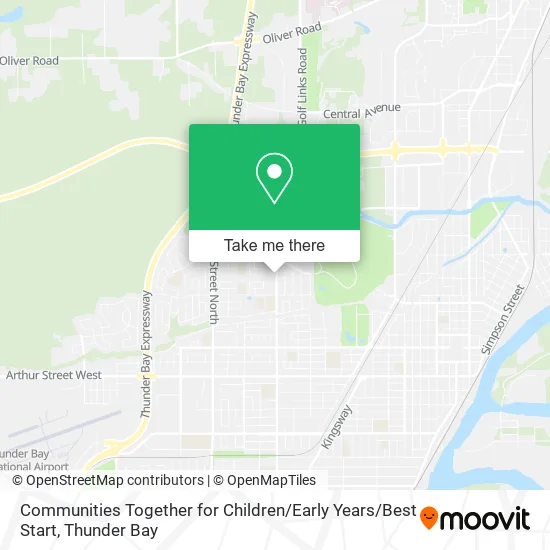 Communities Together for Children / Early Years / Best Start map