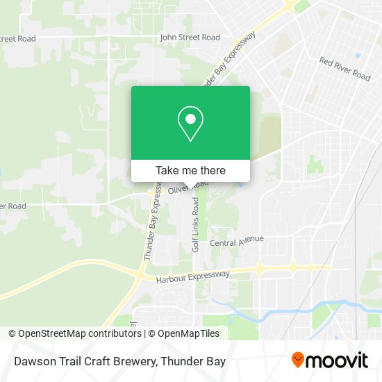 Dawson Trail Craft Brewery map