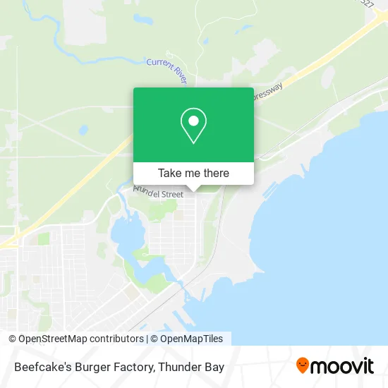 Beefcake's Burger Factory map