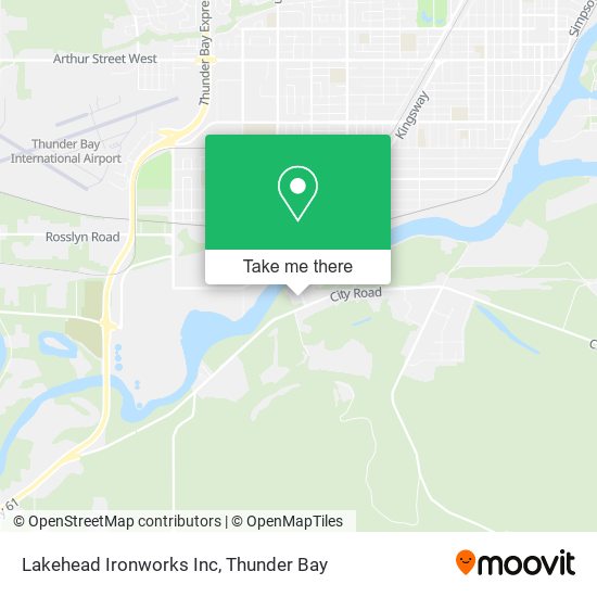 Lakehead Ironworks Inc map