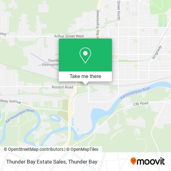 Thunder Bay Estate Sales map